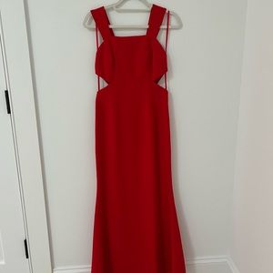 Jill Stuart Red Cut out gown